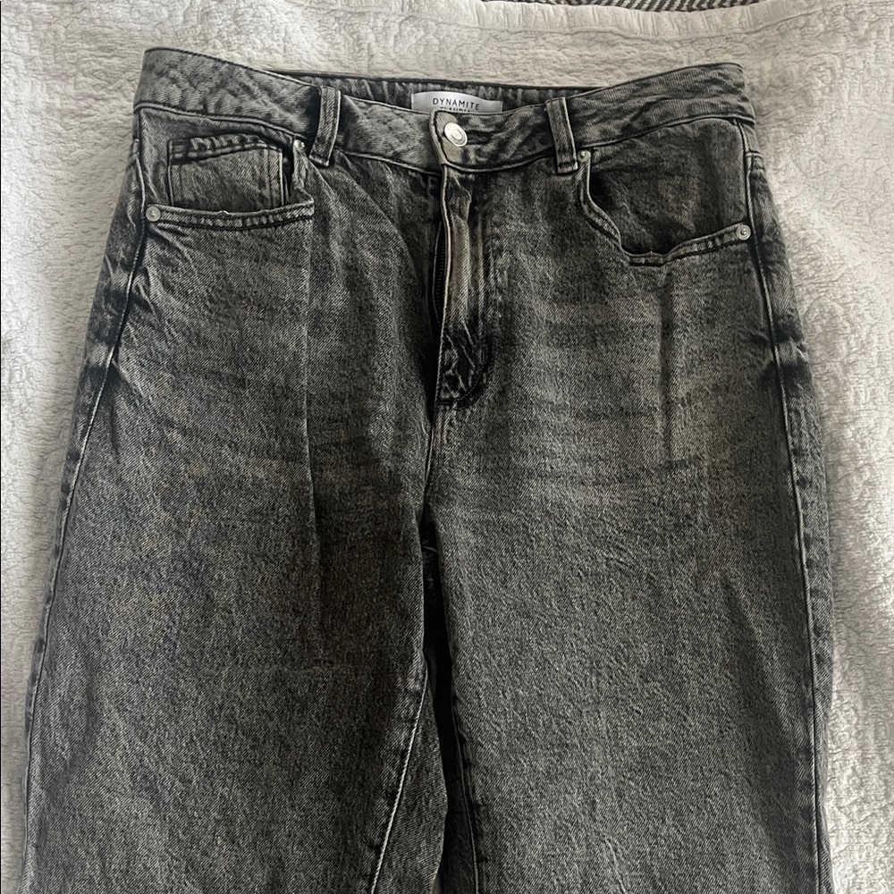 Dynamite Claudia Charcoal Denim Pants